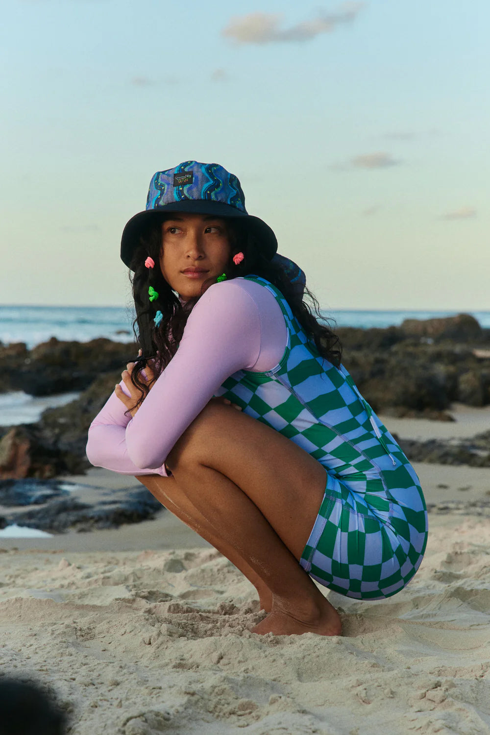 Cosmic Frolic Wide Surf Hat