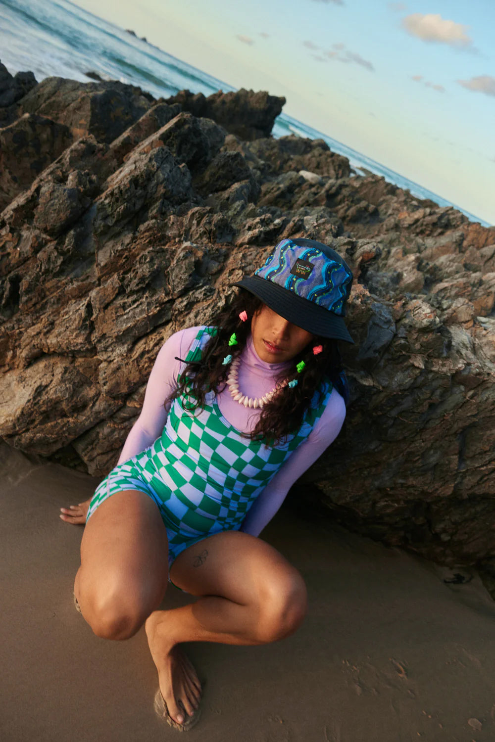 Cosmic Frolic Wide Surf Hat