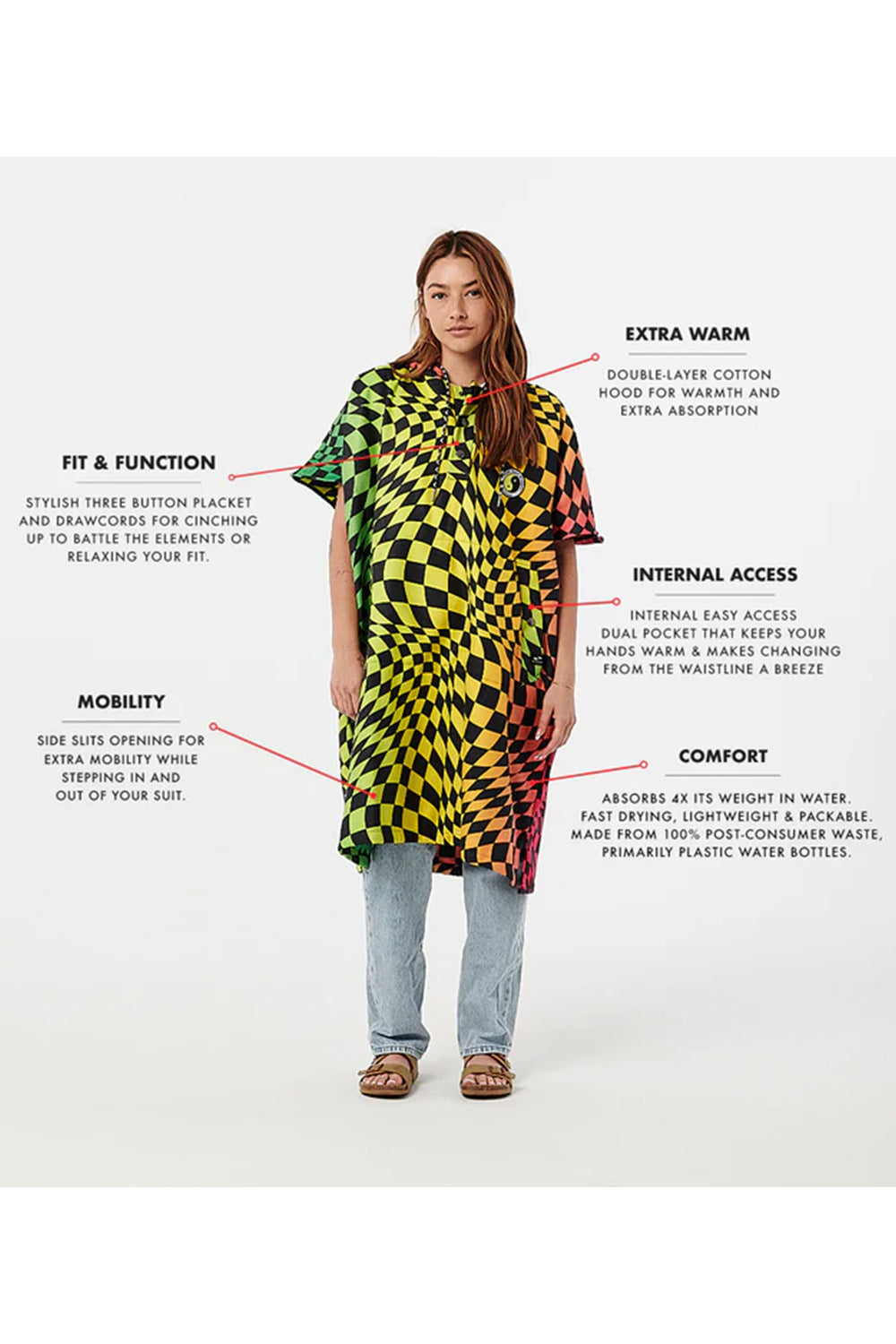 Poncho Walos Quick-Dry