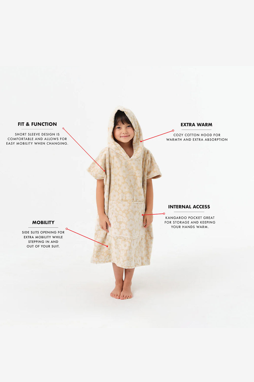 Kids Poncho Ginny