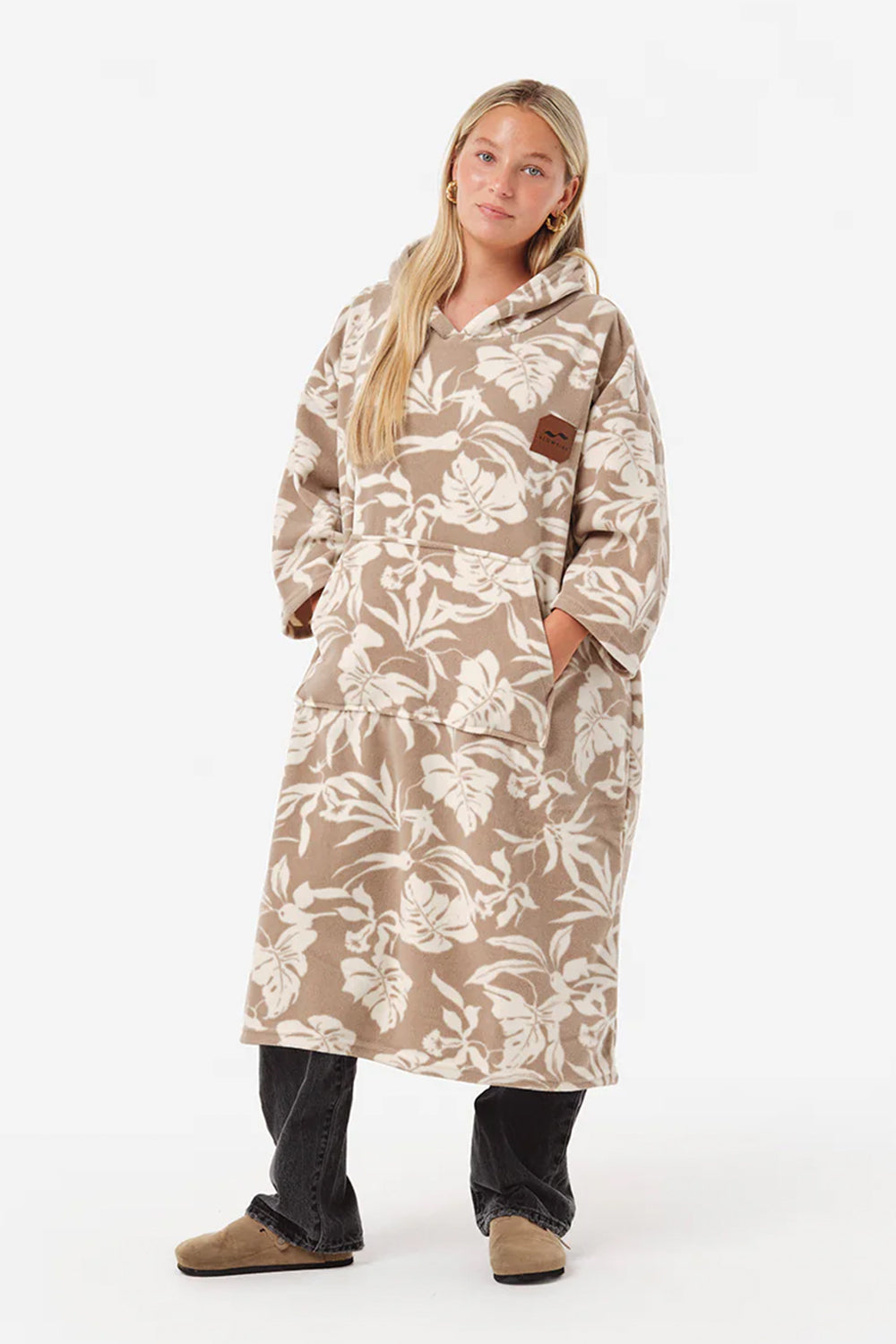 Fleece Poncho Hauke
