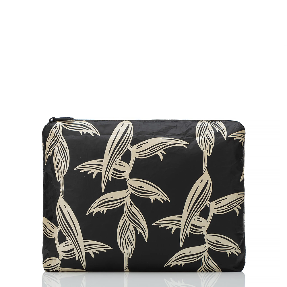 Pouch Heliconia Black Mid