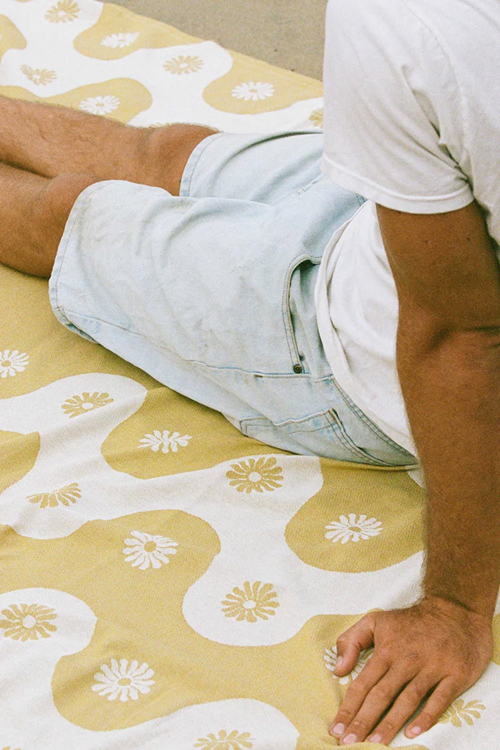 Botanical waves XL Throw Blanket - Domo del Mar