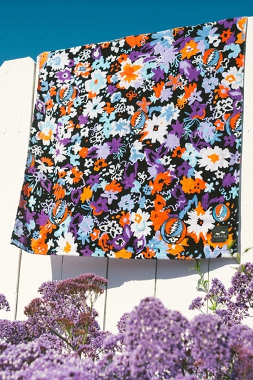 Beach Towel Dead Flowers