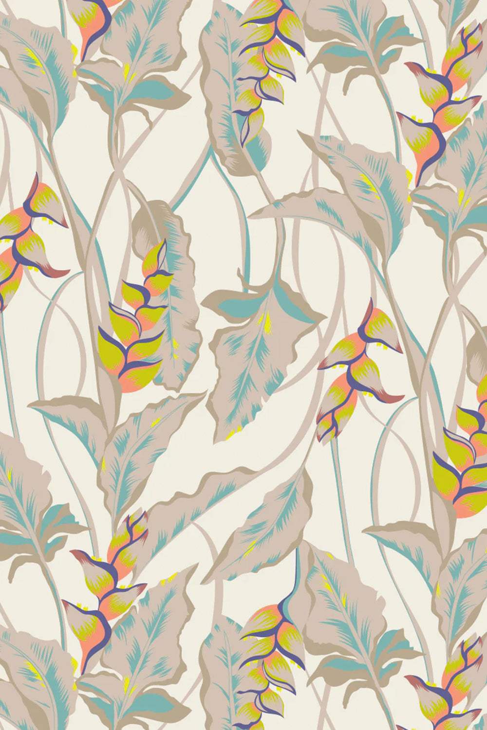 Beach Towel Heliconia Cream