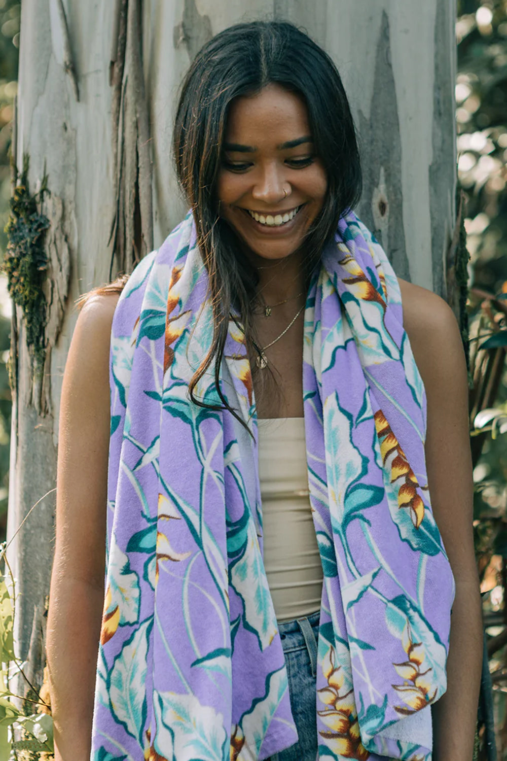 Beach Towel Heliconia