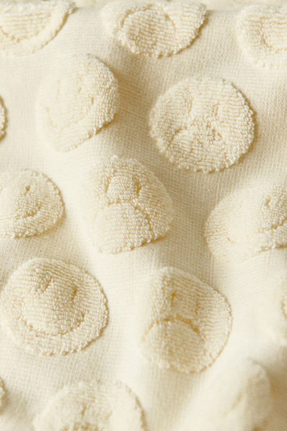 Bath Towel Sad Happy Cream