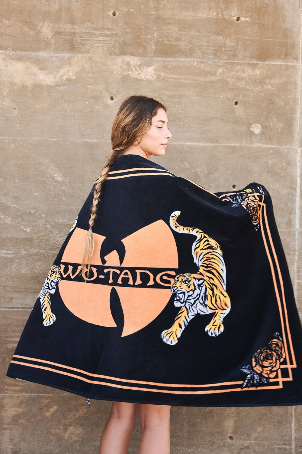 Beach Towel Tiger Style