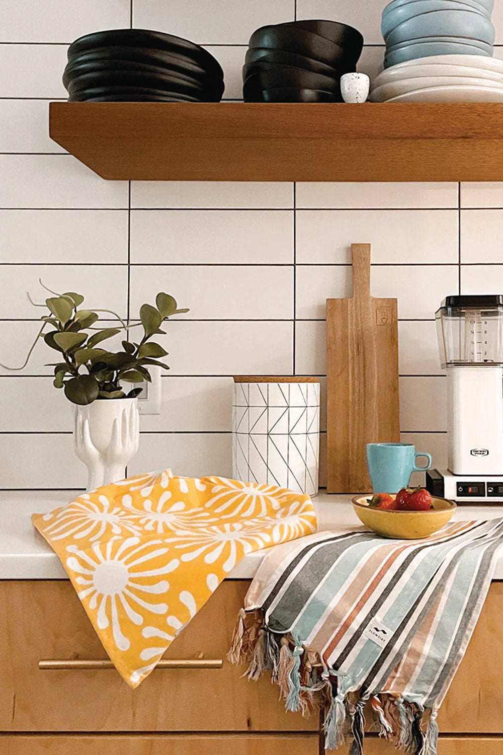 Kitchen Towel Up at Dawn