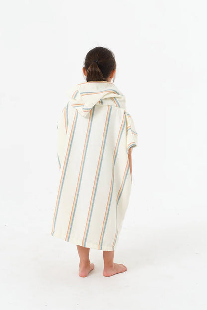 Baja Stripe Kid Poncho - Domo del Mar