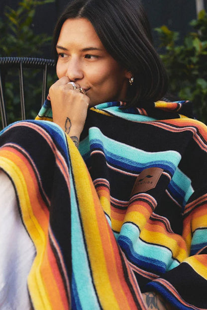 El Cap Fleece Poncho - Domo del Mar