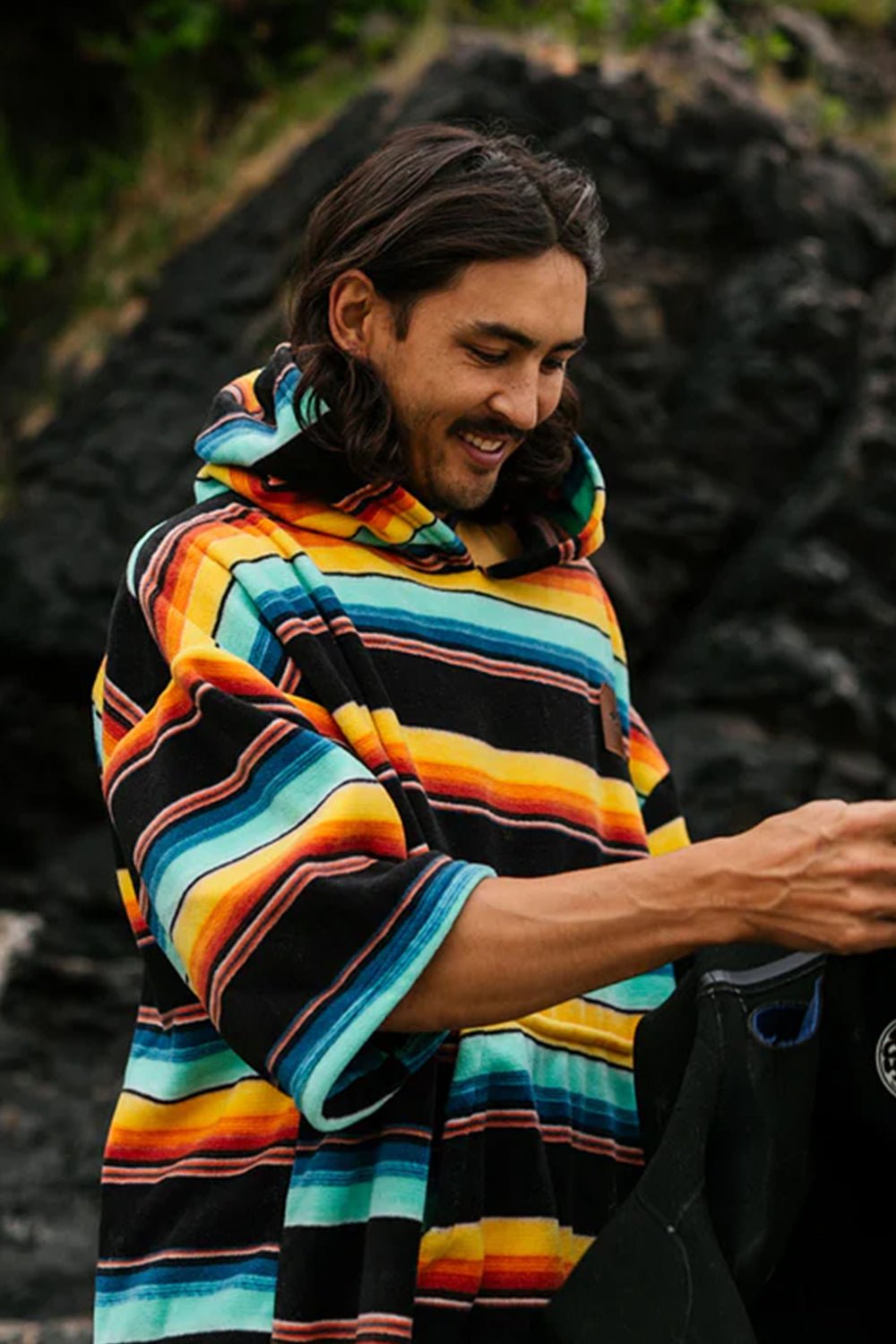 El Cap Fleece Poncho - Domo del Mar
